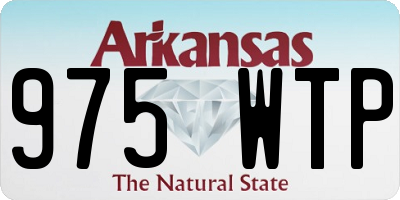 AR license plate 975WTP