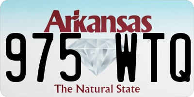 AR license plate 975WTQ