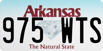 AR license plate 975WTS