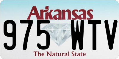 AR license plate 975WTV