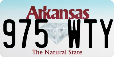 AR license plate 975WTY