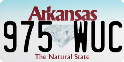 AR license plate 975WUC