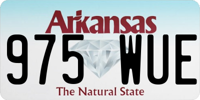 AR license plate 975WUE