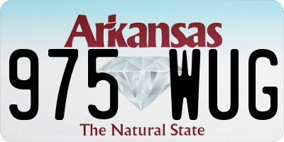 AR license plate 975WUG