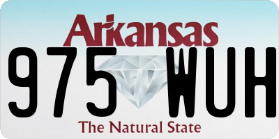 AR license plate 975WUH