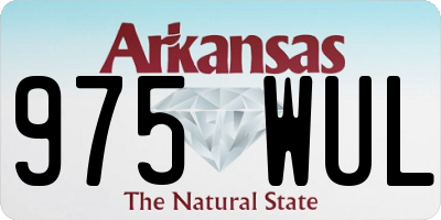 AR license plate 975WUL