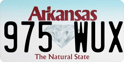 AR license plate 975WUX