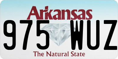 AR license plate 975WUZ