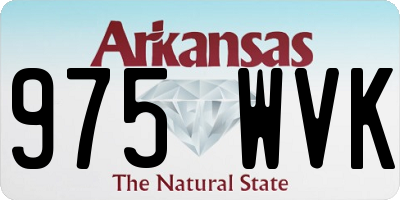 AR license plate 975WVK