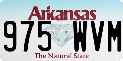 AR license plate 975WVM