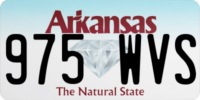 AR license plate 975WVS