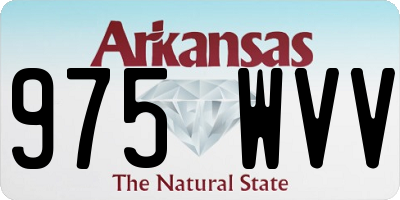 AR license plate 975WVV