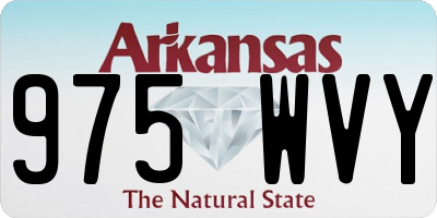 AR license plate 975WVY
