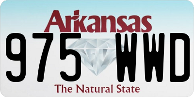 AR license plate 975WWD