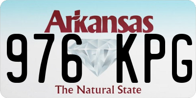 AR license plate 976KPG