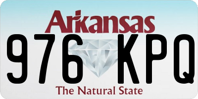 AR license plate 976KPQ