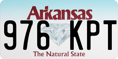 AR license plate 976KPT