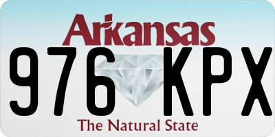 AR license plate 976KPX