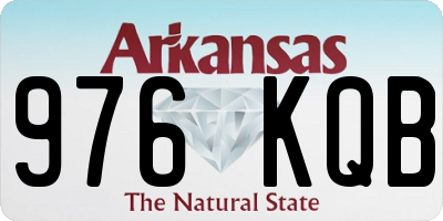 AR license plate 976KQB