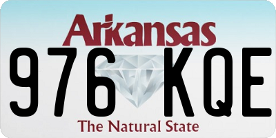 AR license plate 976KQE