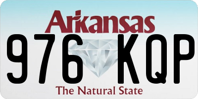 AR license plate 976KQP
