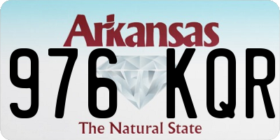 AR license plate 976KQR