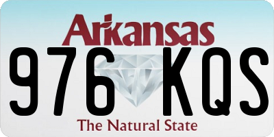 AR license plate 976KQS