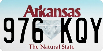 AR license plate 976KQY