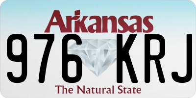 AR license plate 976KRJ
