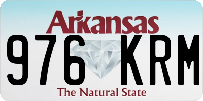 AR license plate 976KRM
