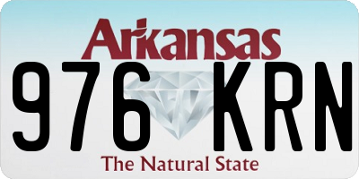 AR license plate 976KRN