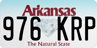 AR license plate 976KRP