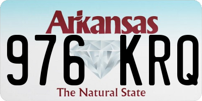 AR license plate 976KRQ