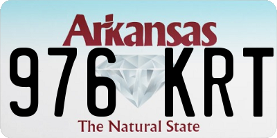 AR license plate 976KRT