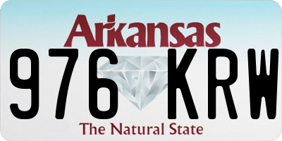 AR license plate 976KRW