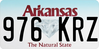 AR license plate 976KRZ