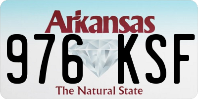 AR license plate 976KSF