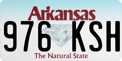 AR license plate 976KSH