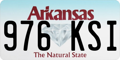 AR license plate 976KSI