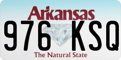 AR license plate 976KSQ