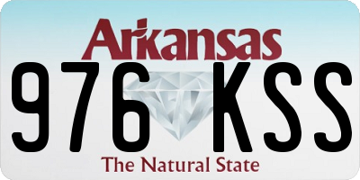 AR license plate 976KSS