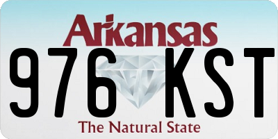 AR license plate 976KST
