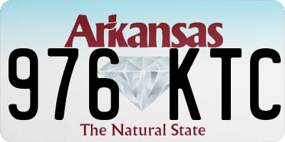 AR license plate 976KTC