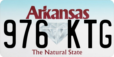 AR license plate 976KTG