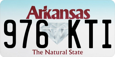 AR license plate 976KTI