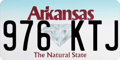 AR license plate 976KTJ