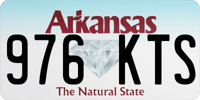 AR license plate 976KTS