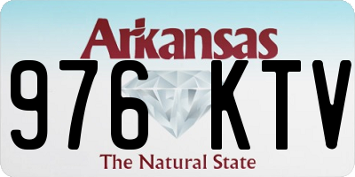 AR license plate 976KTV