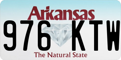 AR license plate 976KTW