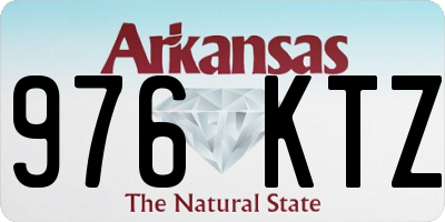 AR license plate 976KTZ